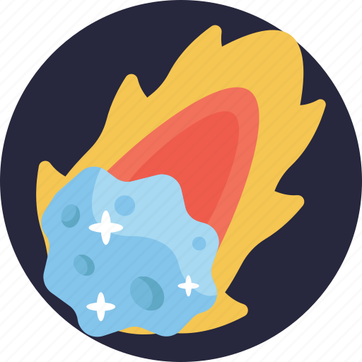 Astronomy, meteor, asteroid, science, space, shooting star icon - Download on Iconfinder