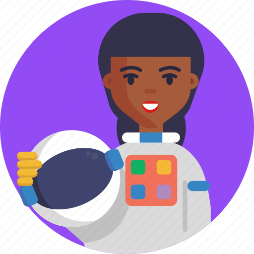 Astronomy, astronaut, job, profession, professional, female icon - Download on Iconfinder