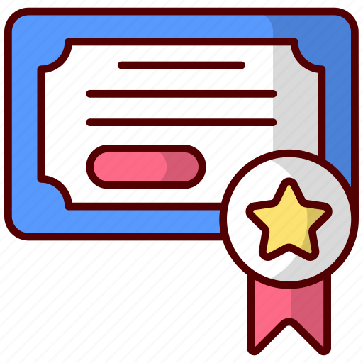 Certificate, diploma, degree, document, education, award, certification icon - Download on Iconfinder