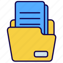 folder, file, document, data, storage, archive, files, paper, directory
