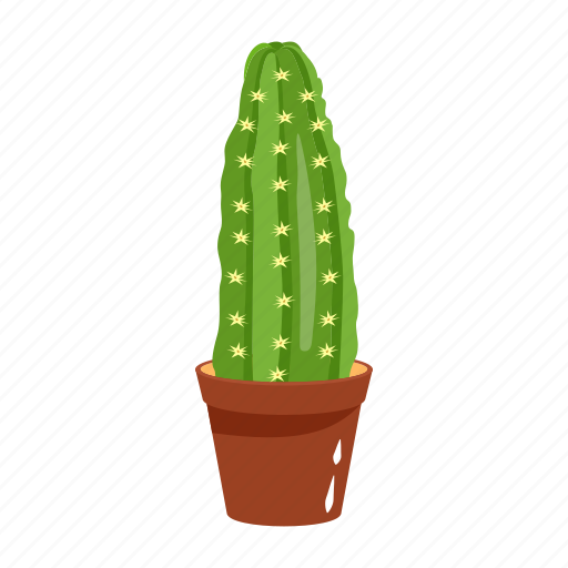 Cactus pot, desert plant, cacti pot, cactus plant, houseplant icon - Download on Iconfinder