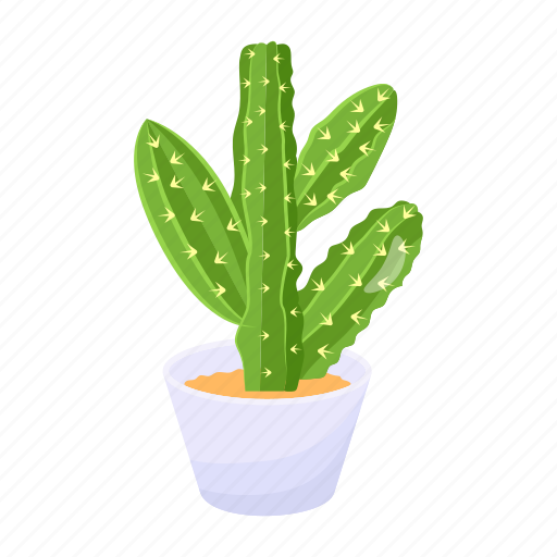 Cactus pot, desert plant, cacti pot, cactus plant, houseplant icon - Download on Iconfinder