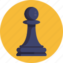 chess, piece, pawn, game, casino