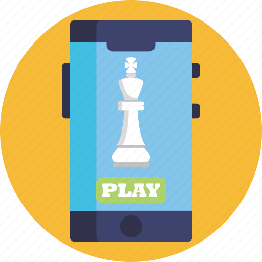 Chess, game, mobile app, smartphone, mobile, phone icon - Download on Iconfinder