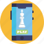 chess, game, mobile app, smartphone, mobile, phone 
