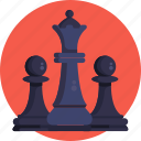 chess, piece, pawn, queen, game