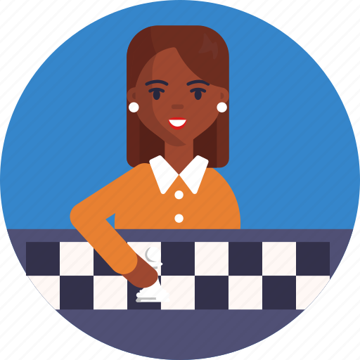 Chess, game, woman, play, avatar, female icon - Download on Iconfinder
