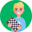 chess, chess board, male, man, avatar 