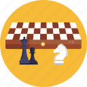 chess, chess board, casino, knight, game, piece