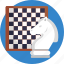 chess, knight, chess board, piece, game 