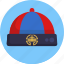 chinese, new, year, cap, hat 