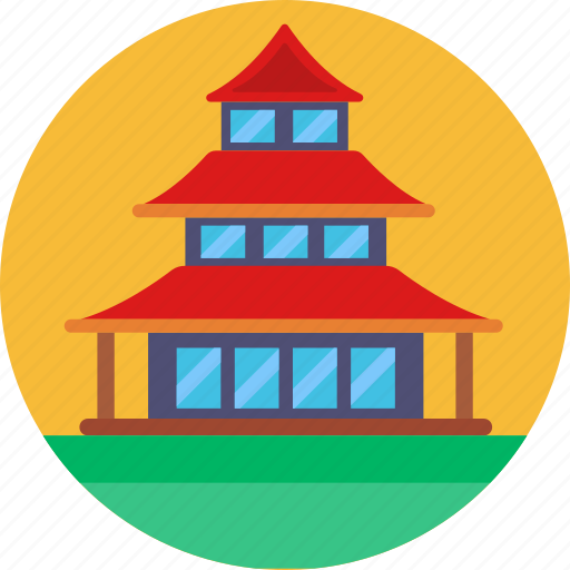 Chinese, new, year, house, building icon - Download on Iconfinder