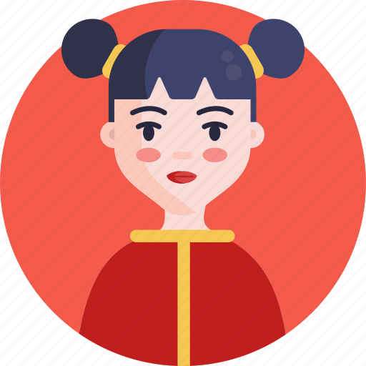 Chinese, new, year, girl, young, celebration icon - Download on Iconfinder