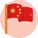 chinese, new, year, flag, celebration, decoration