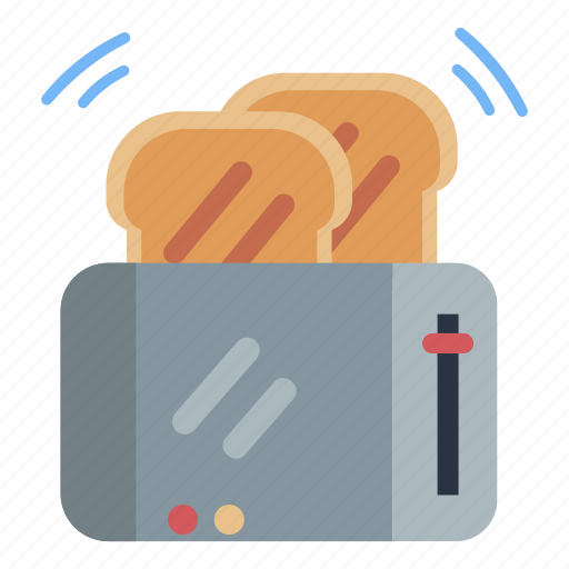 Cooking, toaster, bread, breakfast, kitchen icon - Download on Iconfinder