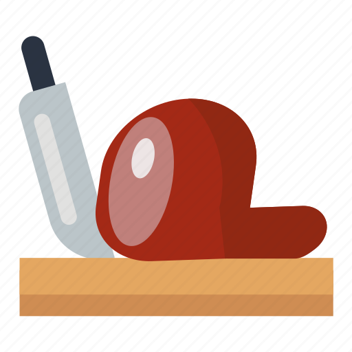 Cooking, meat, steak, knife, food, cook, kitchen icon - Download on Iconfinder