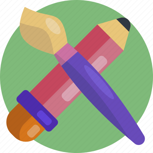 Design, tool, artistic, brush, draw, pencil, pencil and brush icon - Download on Iconfinder