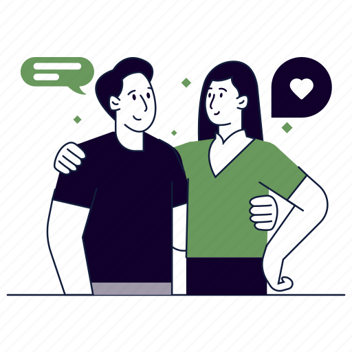 Friend, group, people, profile, man, users, business illustration - Download on Iconfinder