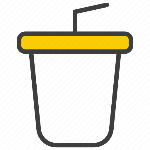 Drink, glass, beverage, soda, strow, juice, cocktail icon - Download on Iconfinder