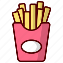 french fries, food, fast-food, fries, junk-food, potato-fries, potato, snack, meal