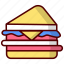sandwich, food, bread, fast-food, meal, breakfast, burger, junk-food, tasty