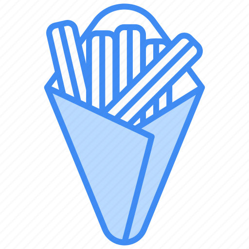 Churros, food, spanish, sweet, dessert, sweets, snack icon - Download on Iconfinder