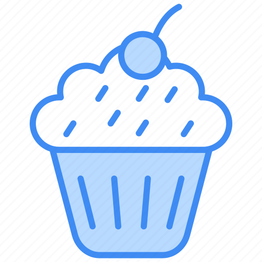 Cupcake, dessert, sweet, muffin, cake, food, bakery icon - Download on Iconfinder