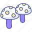 mushrooms, food, vegetable, mushroom, healthy, cooking, organic, parsley, fungus, fungi 