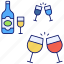 wine glasses, alcohol, cheers, wine, glass, drink, champagne, glasses, celebration 