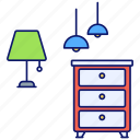 drawers, cabinet, furniture, cupboard, storage, interior, drawer, bureau, desk