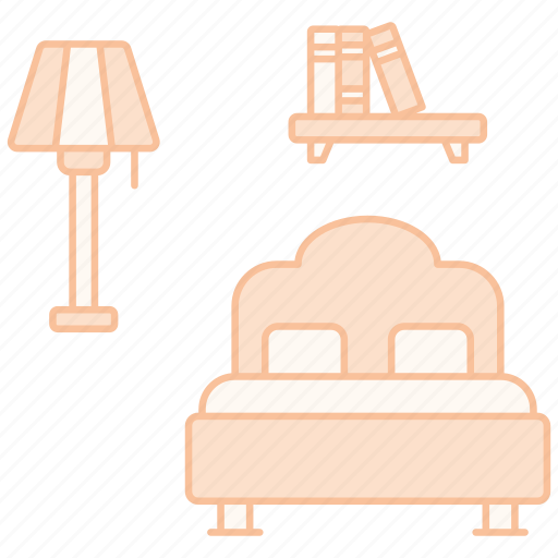 Bed, bedroom, furniture, sleep, room, hotel, interior icon - Download on Iconfinder