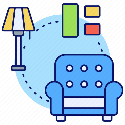 Armchair, furniture, chair, sofa, seat, interior, couch icon - Download on Iconfinder