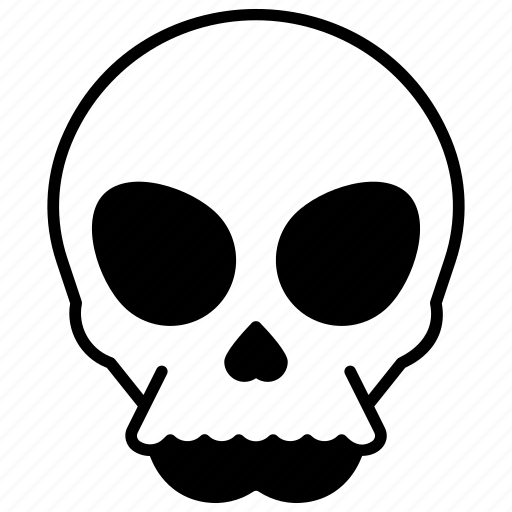 Skull, crossbones, danger, deadly, pirate, skeleton, helloween icon - Download on Iconfinder