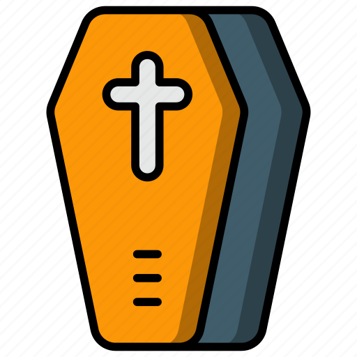 Coffin, burial, cemetery, funeral, grave, creepy, vampire icon - Download on Iconfinder