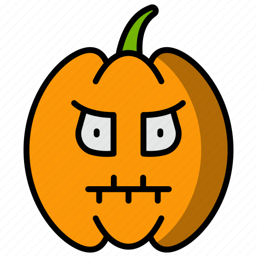 Pumpkin, spooky, scary, horror, fear, terror, halloween icon - Download on Iconfinder