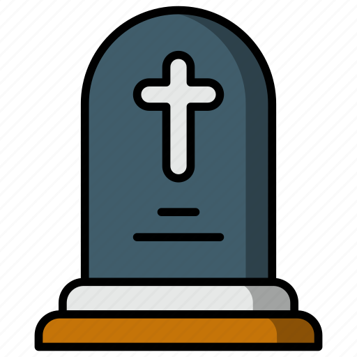 Gravestone, graveyard, rip, tombstone, cemetery, funeral, creepy icon - Download on Iconfinder