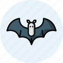 bat, fly, halloween, crisp, dark, evil, scary