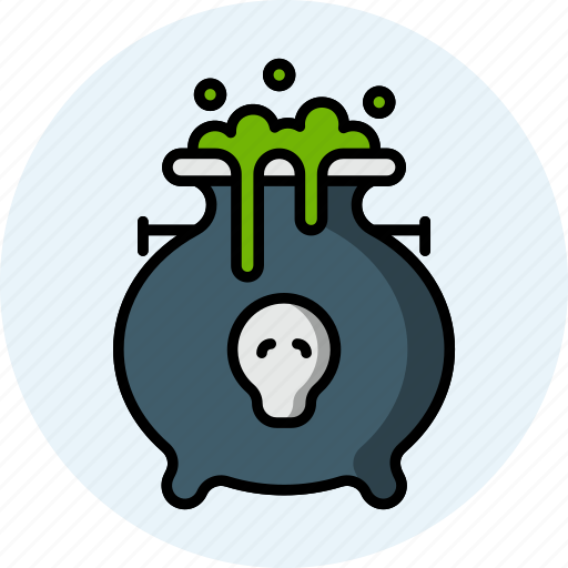 Cauldron, sorcery, witch, pot, potion, brew, helloween icon - Download on Iconfinder
