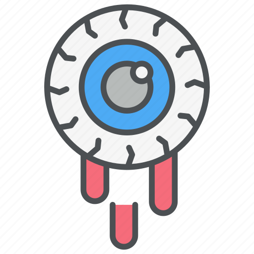 Halloween eye, horror, scary, eyeball, spooky, ghost, monster icon - Download on Iconfinder