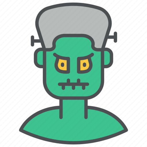 Frankenstein, evil, monster, scary, zombie, spooky, horror icon - Download on Iconfinder