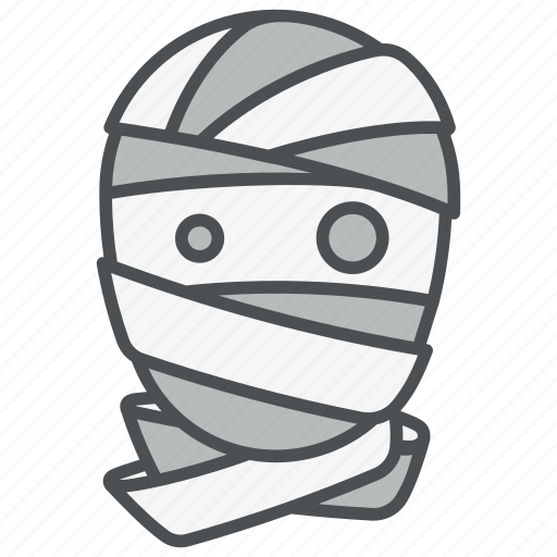 Mummy, dead, monster, zombie, skoopy, scary, horrible icon - Download on Iconfinder