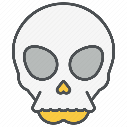 Skull, crossbones, danger, deadly, pirate, skeleton, helloween icon - Download on Iconfinder