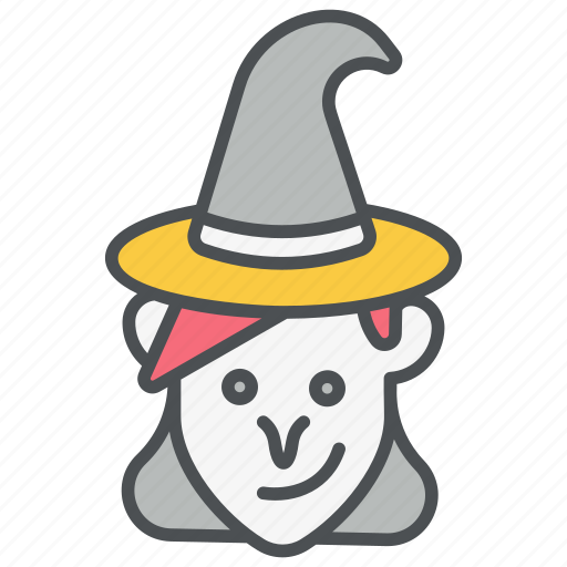 Witch, broom, hat, pot, cauldron, ghost, helloween icon - Download on Iconfinder