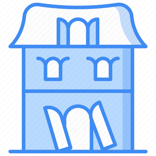 Haunted house, spooky house, house spirit, building, ghost, castle, scary icon - Download on Iconfinder