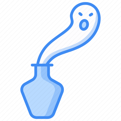 Ghost bottle, cocktail, danger, halloween, haunted, scary, skoopy icon - Download on Iconfinder