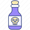 poison, halloween, danger, potion, skull, scary, horror, death, bottle, toxic