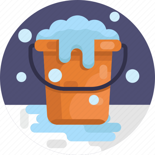 Home, office, cleaning, bucket, soapy water icon - Download on Iconfinder