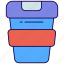 trash, can, trash can, garbage, bin, trash-bin, dustbin, delete, recycle 