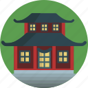 traditional, chinese, home, house, building