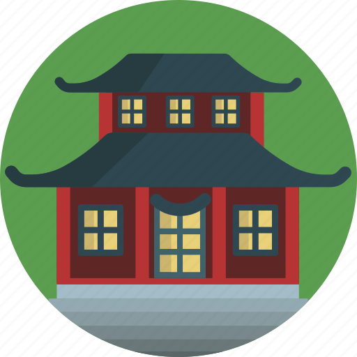 Traditional, chinese, home, house, building icon - Download on Iconfinder
